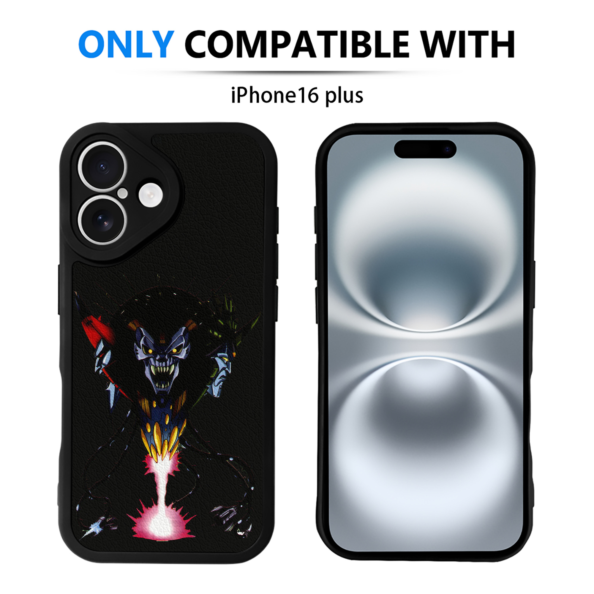 （画像用）  【iPhone 16シリーズ対応】シリコンスマホケース（レザー調） 材質：シリコン
